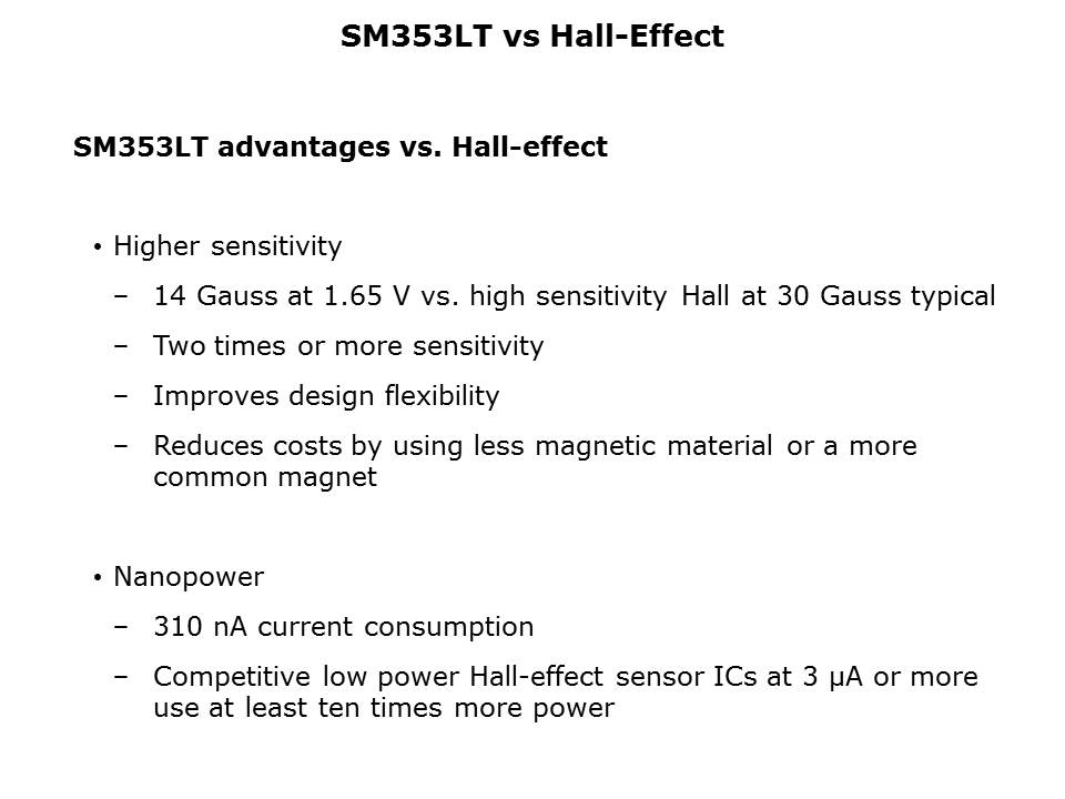 Magnetoresistive Sensor ICs Slide 7