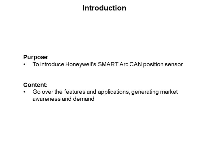 Image of Honeywell Sensing and Control SMART Arc CAN Position Sensors - Introduction