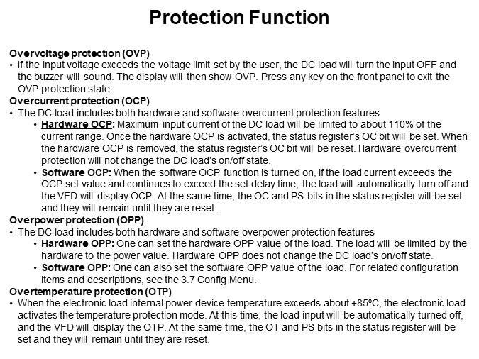 Protection Function