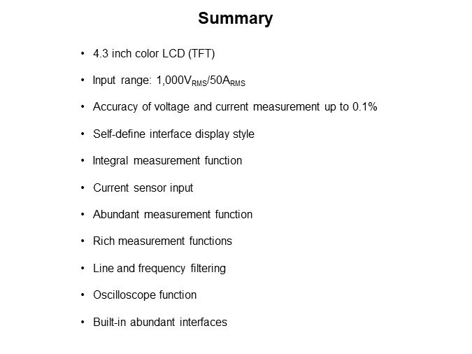 Image of ITECH IT9100 Series Power Meters - Summary