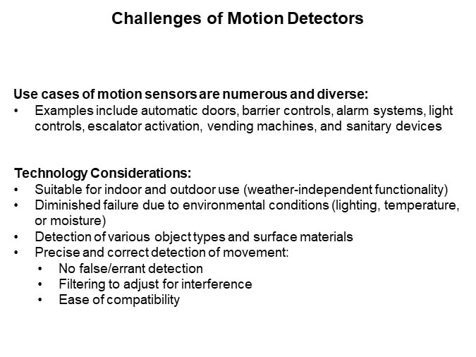 Image of InnoSenT IMD-2000 Radar Motion Detector - Challenges