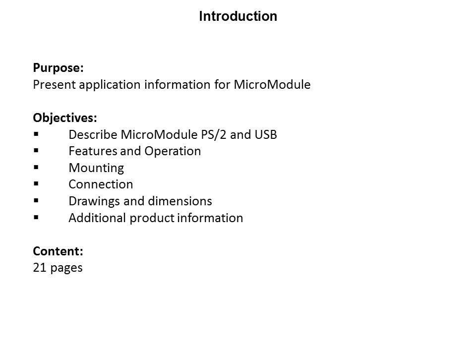 MicroModule Best Practices Slide 1