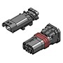 Image of JAE's MX80 Series of Compact Waterproof Automotive In-Line Connectors 