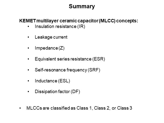 Image of KEMET Ceramic Capacitor Basics Pt 2 - Summary