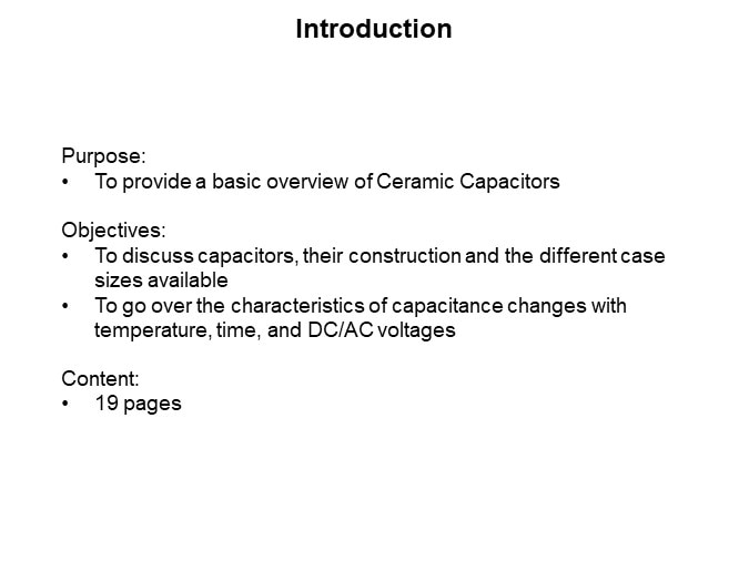 Image of KEMET Ceramic Capacitor Basics - Introduction