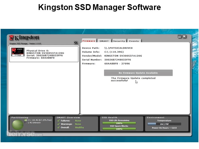 Kingston SSD Manager Software