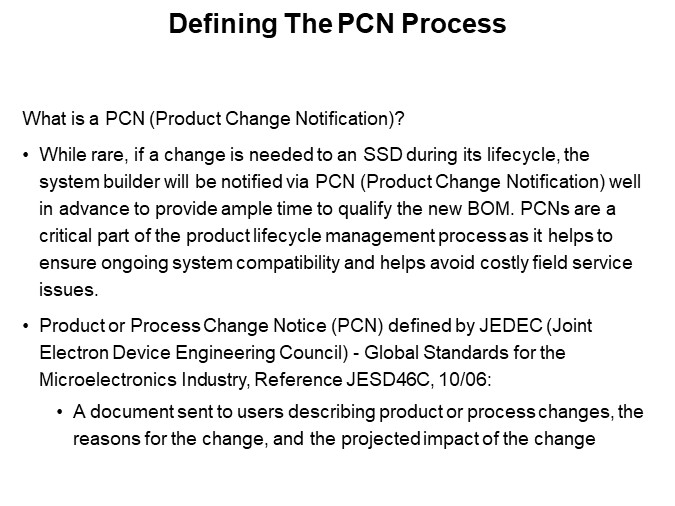 Defining The PCN Process