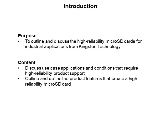 Image of Kingston Technology microSD Cards in Industrial Applications - Intro