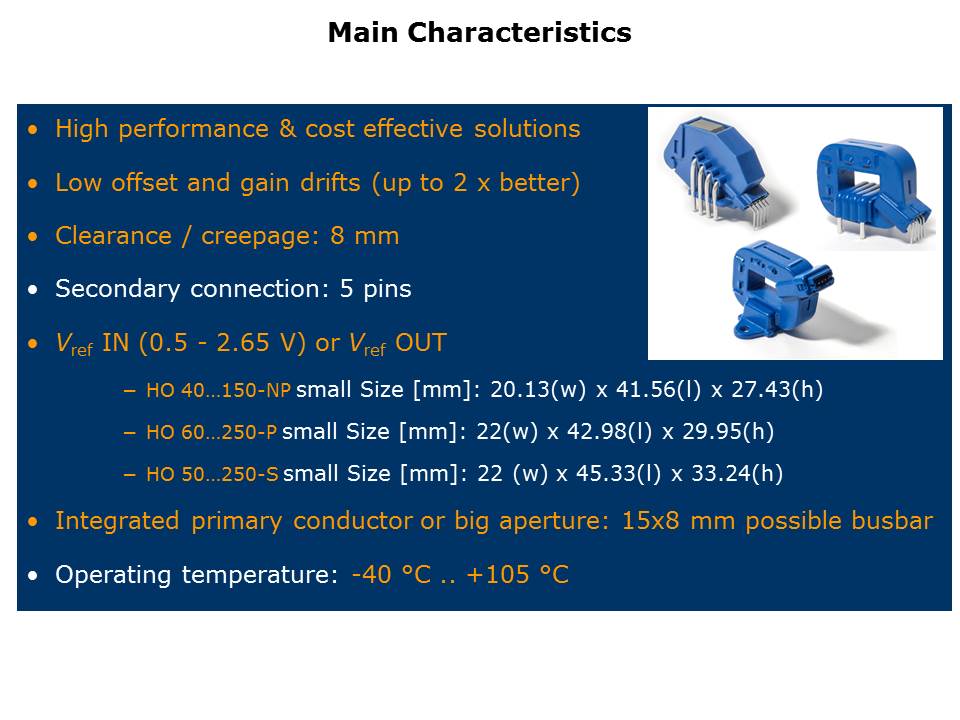 HO Series of Mid Range Current Transducers Slide 10