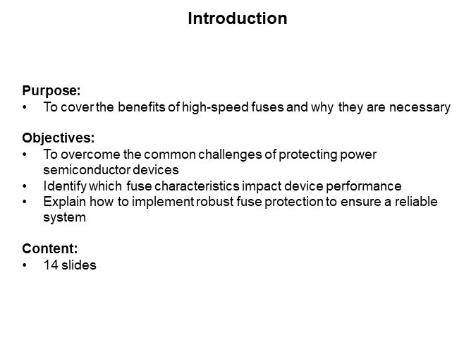 Image of Littelfuse High-Speed Fuseology - Introduction