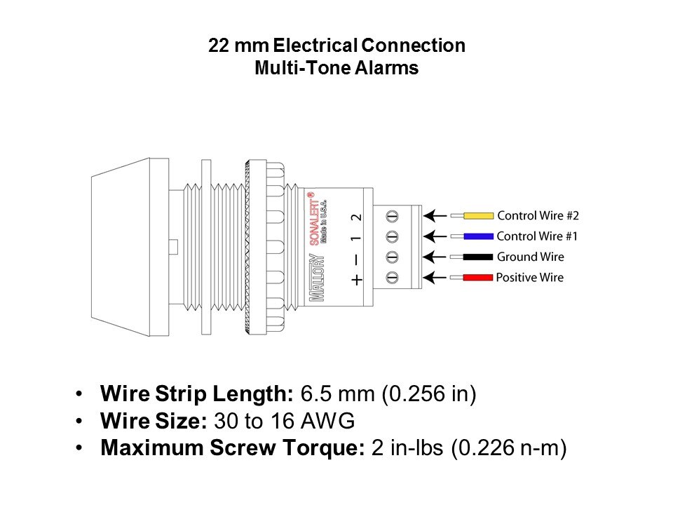multi tone alarm