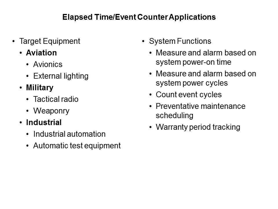 DS168x All Silicon Elapsed Time and Event Counters Slide 2