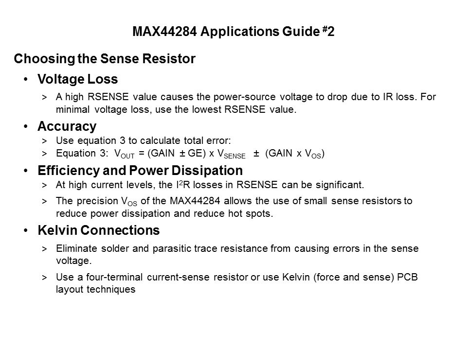 MAX44284 Current Sense Amplifier Slide 9