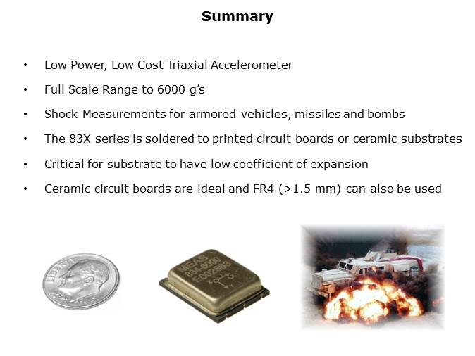 832/834 Tri-Axial Accelerometers Slide 6