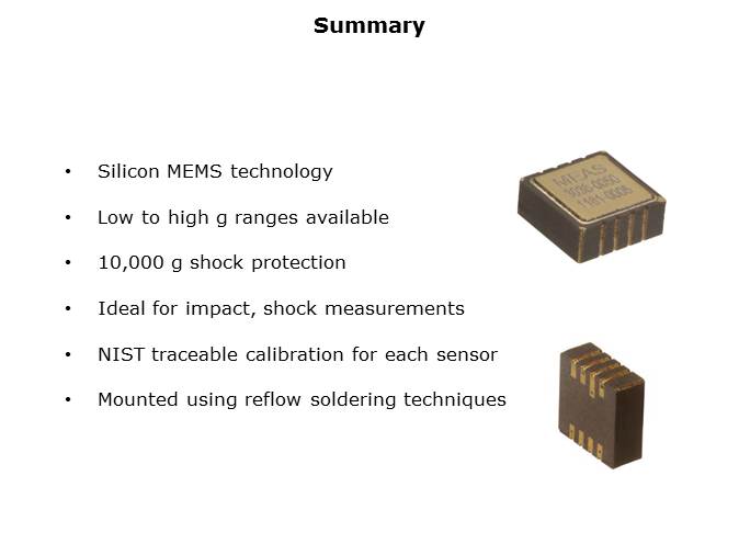 Model 3038 DC Accelerometer Slide 7