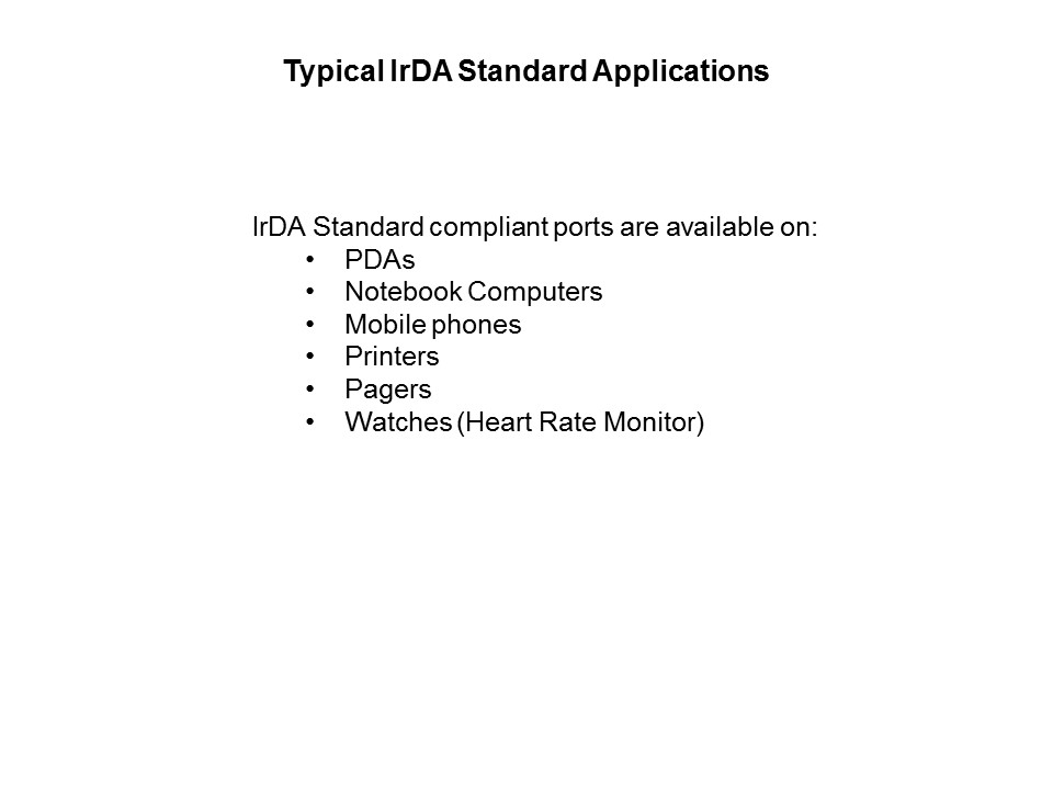 Wireless Communication with IrDA Standard Protocol Slide 5