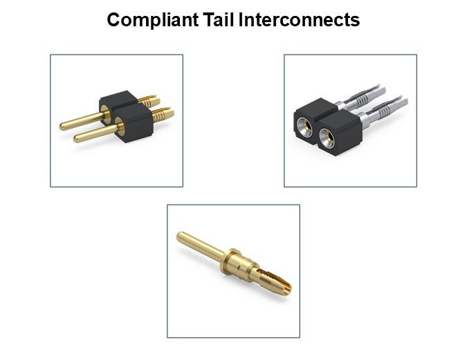 Compliant Tail Interconnects