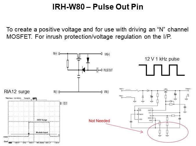 IRH-W80 – Pulse Out Pin