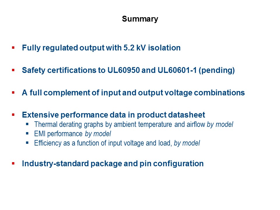 NCM6 Series of Single/Dual Output DC-DC Converters Slide 7