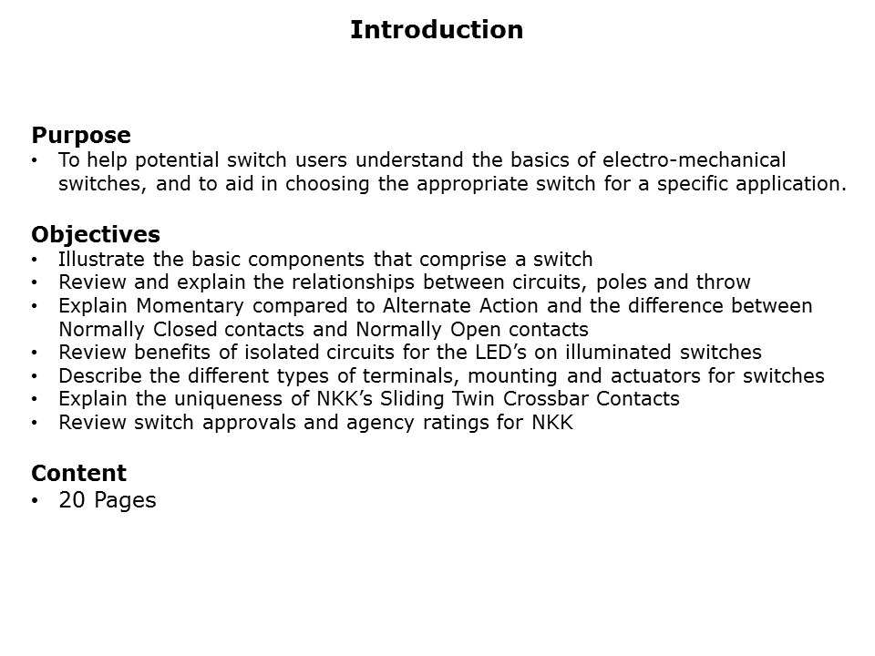 Switch Basics Slide 1