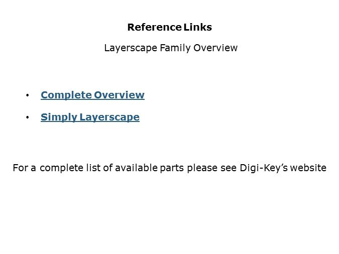 Reference Links