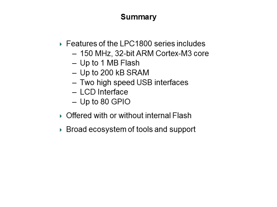 LPC1800 Series Slide 13