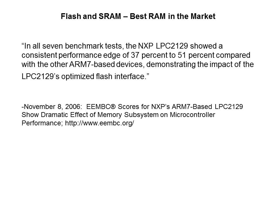 Flash and SRAM