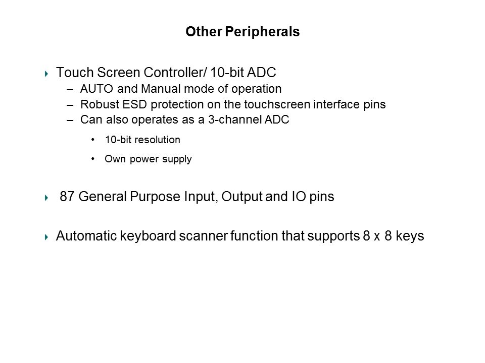 touch screen control