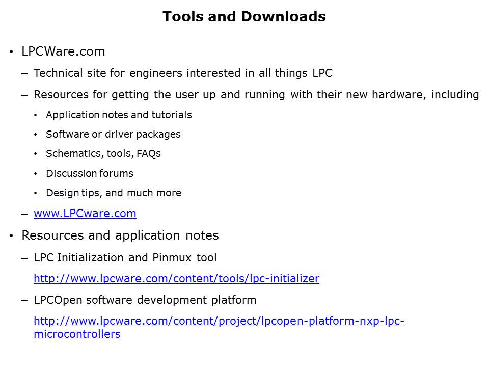 Microcontroller I/O Switch Matrix Slide 12