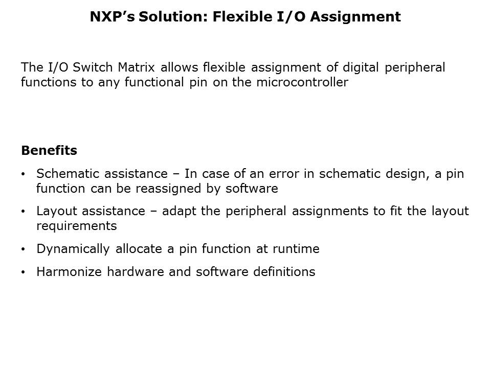 Microcontroller I/O Switch Matrix Slide 3