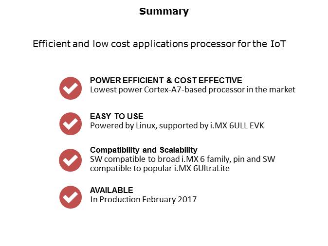 i.MX 6ULL Application Processor Slide 12