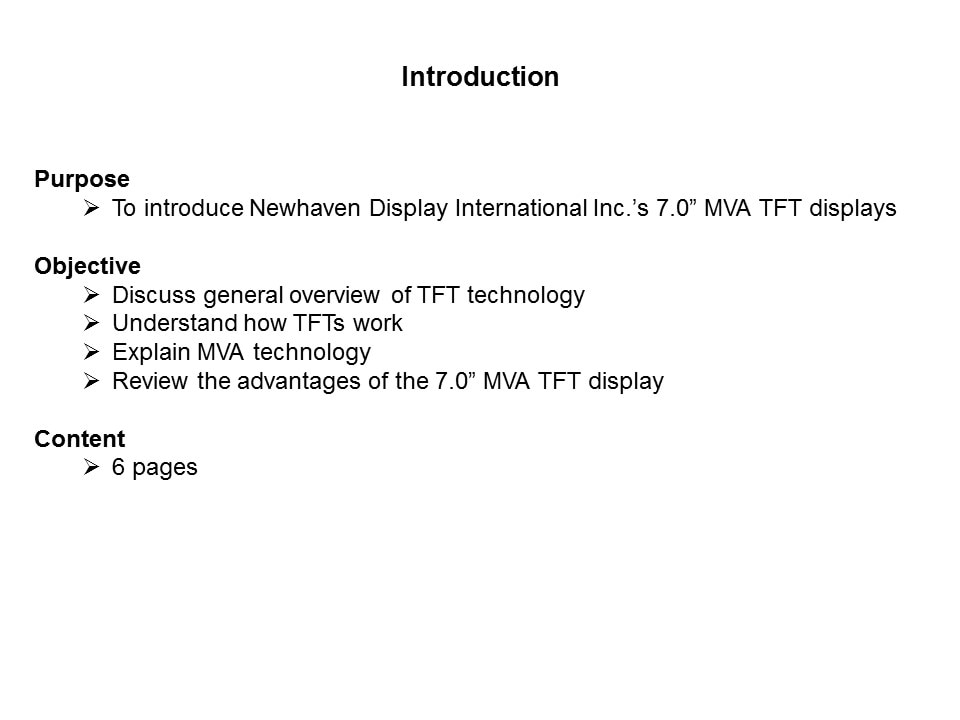 7' MVA TFT Display Slide 1