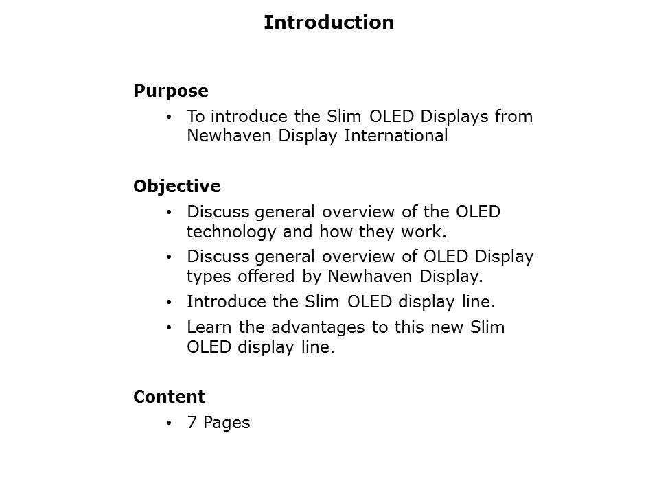 Slim OLED Displays Slide 1