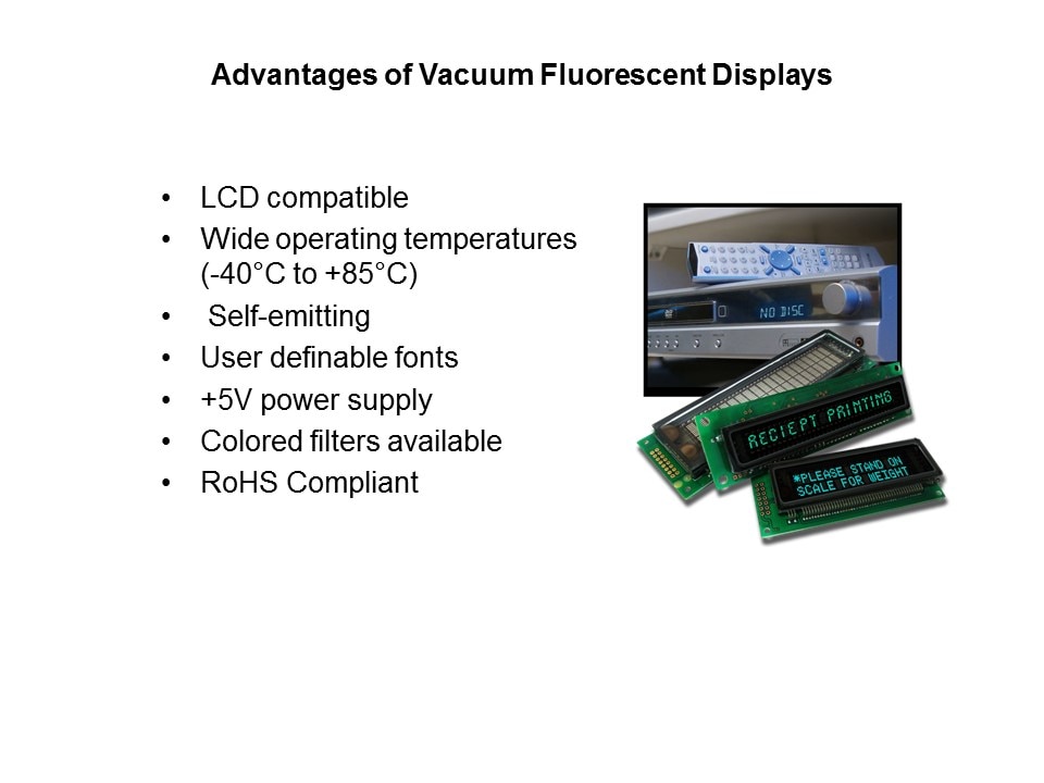 Vacuum Fluorescent Displays Slide 9