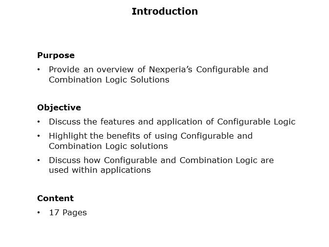 Configurable and Combination Logic Slide 1