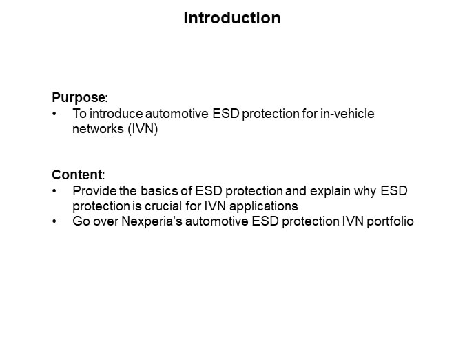 Image of Nexperia ESD Protection for Automotive In-Vehicle Network - Introduction