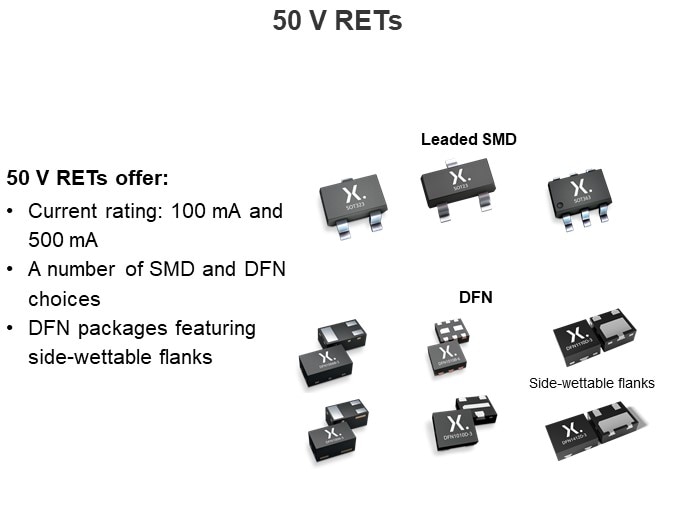 50 V RETs