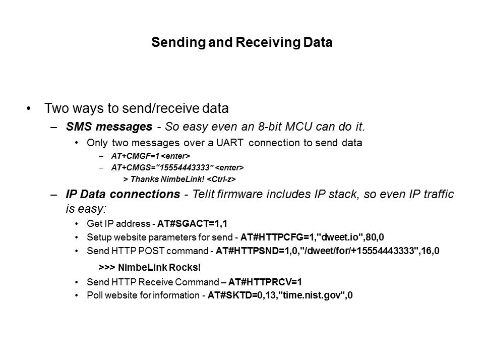sending