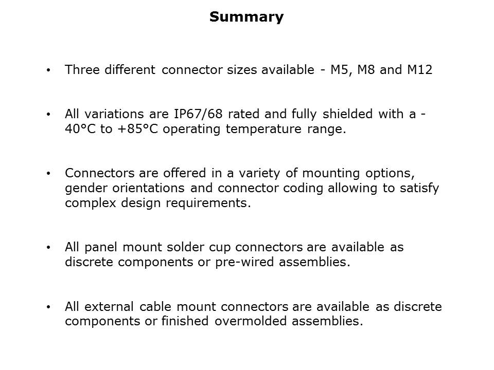 M-Series Circular Connector Slide 11