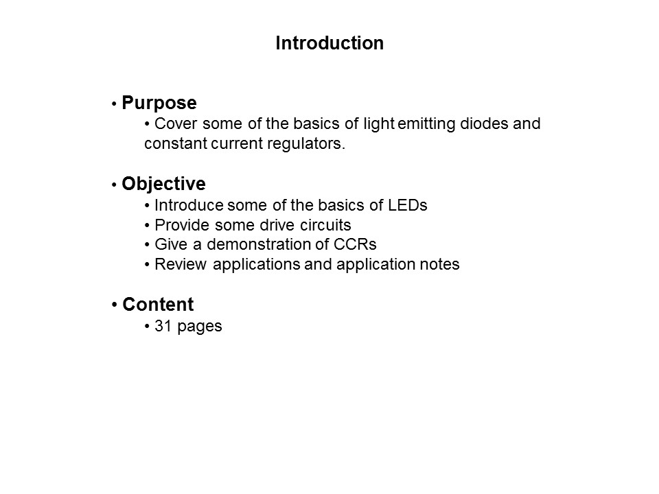 Constant Current Regulators Slide 1