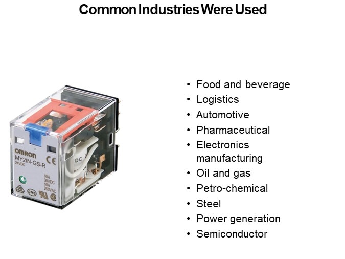 Common Industries Were Used