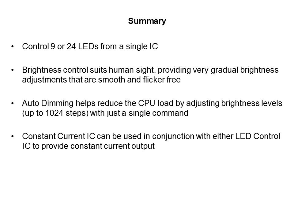 LED Driver IC Products Slide 11