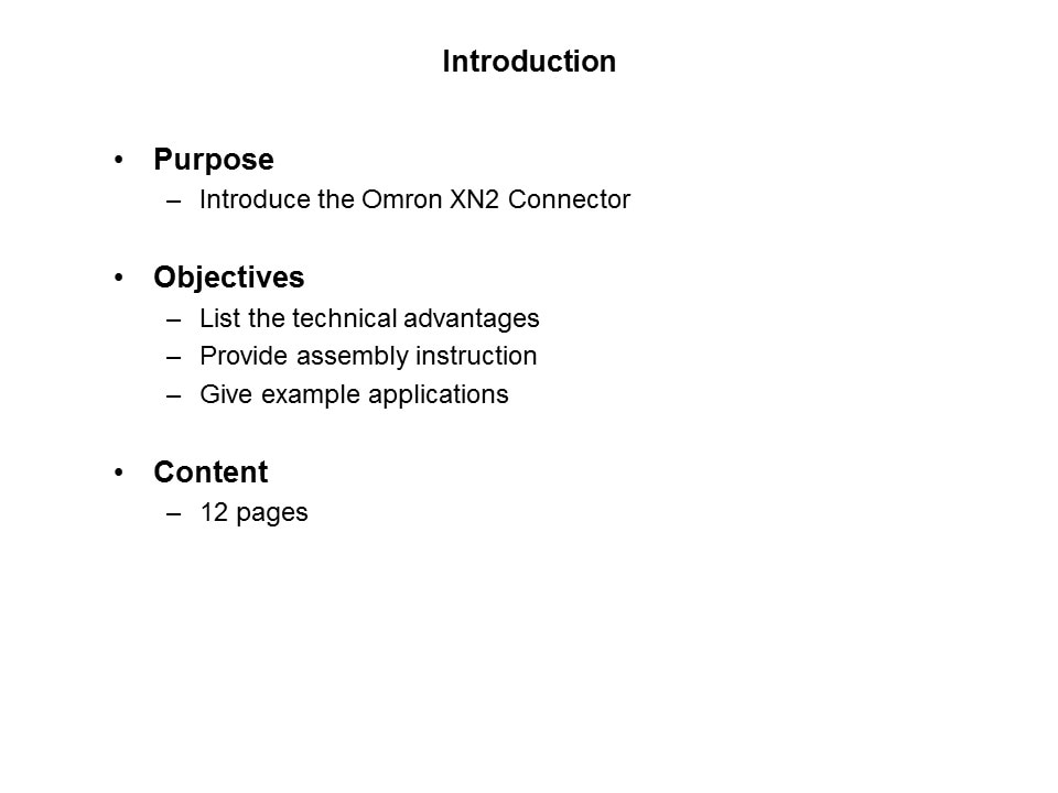 XN2 Connector Overview Slide 1