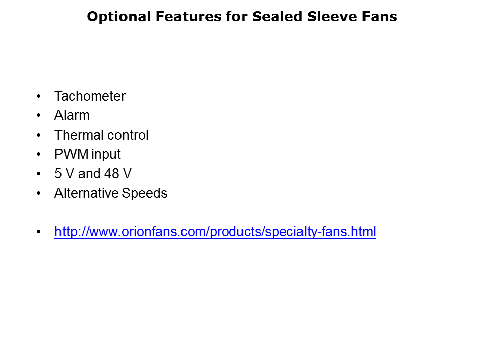 Sealed Sleeve Fans Slide 6