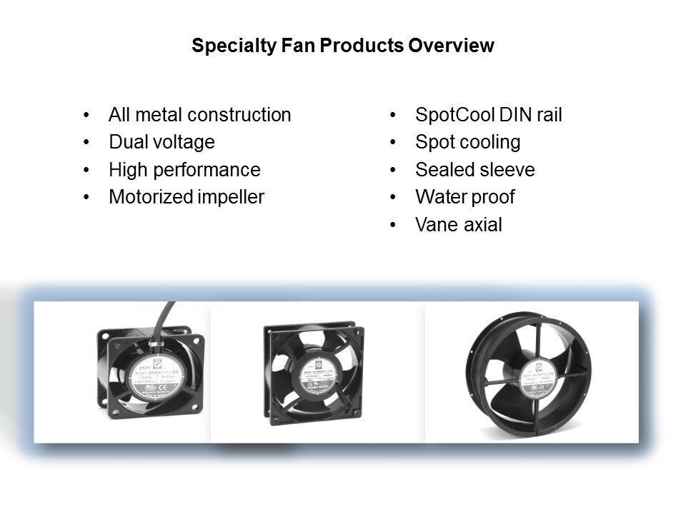 Specialty Fans Slide 2