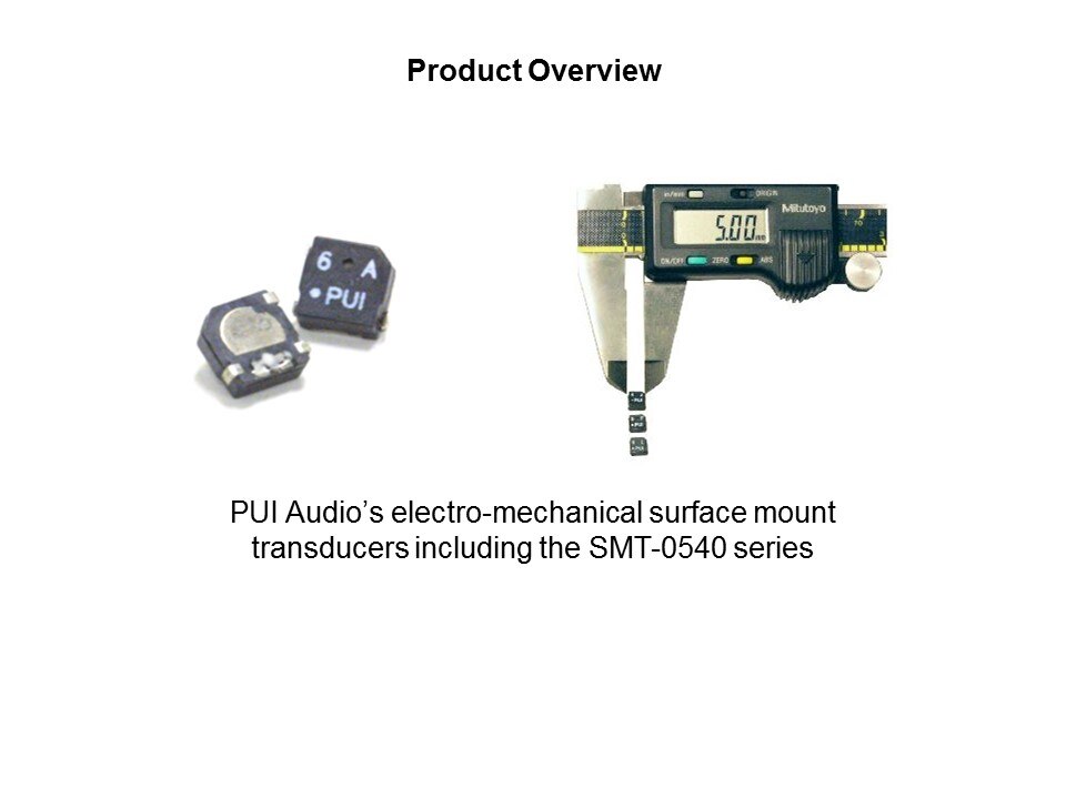 SMT-0540 Series Surface Mount Transducers Slide 2