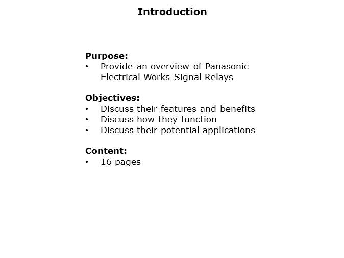 Signal Relays Slide 1