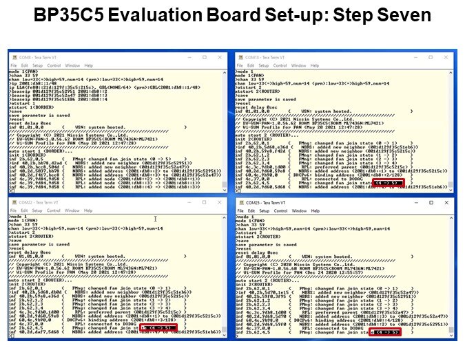 BP35C5 Evaluation Board Set-up: Step Seven