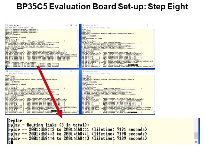 BP35C5 Evaluation Board Set-up: Step Eight