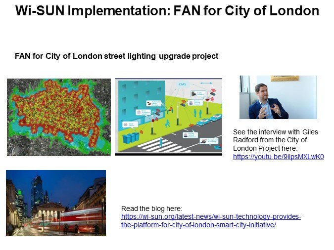 Wi-SUN Implementation: FAN for City of London